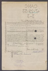 1 - Pennsylvania Railroad Company Stock Certificate 1919 - 4 Shares    50 Each