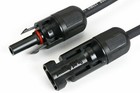 1 Pair 100 Ft Solar Panel Extension Connector 10 Awg Pv Cable Wire Blk red