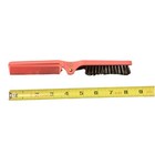 Vintage Goody Brush Comb Folding Combo Nylon Bristles Pink Handle Usa Hairbrush