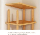Healthempire 8-tier Bamboo Shoe Rack   Shoe Organizer For Small Space