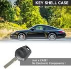 3-button Empty Key Fob Shell For Porsche Boxster Cayenne 911