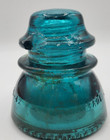 Hemingray Blue Aqua Teal Glass Telegraph Phone Insulator 42 Made Usa Collectible