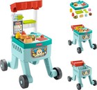 Fisher-price Baby Push Toy 4-in-1 Snack Cart Walker Learning Activity  14 Pieces