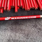 Lot Of 10 Usmc Marines Red Pencils Ega Logo New Unsharpened Recruiting