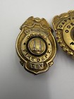 Vintage Odessa Tx Fire Dept Captain 10 Year Service Badges Lot Of 2