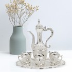 Tea Set Vintage Coffee Set With Pot And 6 Cups For Home Decor Birthday Wedding