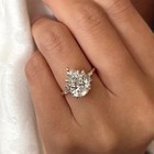 14k White Gold Ebay Certified Diamond Ring Igi Lab Grown Pear 3 30 Carat E F Vvs