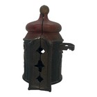 Cast Iron Presto Mechanical Bank Antique  Spring Tray Works