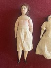 3 - Vintage Dollhouse Dolls 6    Granny  6    Lady  4    Girl Bisque   Porcelain