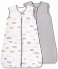 Tillyou New Sleep Sack Cotton Wearable Blanket Baby Infant Newborn 0-6 M 2 In Pk