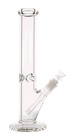 14    Clear Straight Tube Bong Tobacco Water Pipe 7mm Thick Glass   14mm Bowl