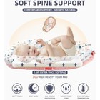 Baby Lounger For Newborn Baby Nest With Pillow Pink Elephant Safari Pattern New
