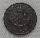 1854 Bank Of Upper Canada One Half Penny Bank Token