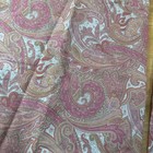 Ralph Lauren Pillow Shams Set Of 2 Standard Pink Orange Paisley Vtg Cotton