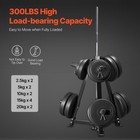 Vevor Weight Plate Rack Weight Plate Tree Home Gym Barbell Storage Stand 2 Inch