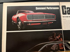 1966 Chevrolet Camaro Model Range - Vintage Color Chevy Print Ad   Wall Art