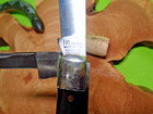 I xl 2 Blade George Wostenholm Knife  carbon  Possibly Buffalo Horn Scales