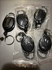 5 Retractable Badge Reel Id Card Holder Heavy Duty With Belt Clip Key Ring