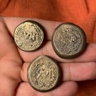Lot Of 3 Ancient Greek And Roman Silver And Bronze Coins Caligula Love King