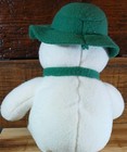 Eden The Snowman 12  Stuffed Plush Toy Raymond Briggs Green Hat   Scarf Vintage