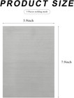 5 Pcs Plastic Welding Mesh  5 9 X 7 9 Inch Reinforcing Stainless Steel Woven
