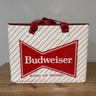 Vintage Retro Budweiser Beer Vinyl Cooler With Strap Handles Soft Shell
