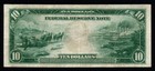 1914  10 Chicago  Il Large Size Vf  Federal Reserve Note 