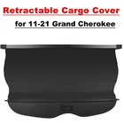 For Jeep Grand Cherokee 11-21 Retractable Cargo Cover Black Rear Trunk Accessory