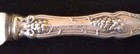 2 1847 Rogers Bros Silverplate Vintage Grape Pattern Old French Hh Knives