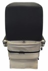 Rv Designer C893 Seat Cover Black  Tan Fit Co-pilot Seats Padded Single