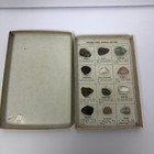 Vtg The World Of Minerals 12 Colorful Specimens Original Box Gene Curtiss