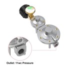 Two-stage Propane Regulator Horizontal With Gauge And Qcc 2 Stage Regulator 3   