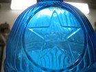 Stunning unusual Sapphire Cobalt Blue  Harden Star Hand Thrown Fire Extinguisher