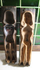 Vintage Industrial Transgram C0  Bronze Doll Mold For 10  Doll