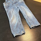 Gap Denim Denim Overalls With Ruffles Kids Adjustable 2t Jeans Pants Toddler