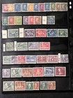 Sweden 1910-38 Collection Of Mint h   Used In Stock Sheet Le005