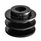 2bk28-1 V-belt Pulley 1 Inch Bore  2 9  Od  Cast Iron  Sheave Single Dual Groove