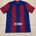 Nike Fc Barcelona 23 24 Authentic Home Player Jersey Mens Sz M New  Dx2615-456