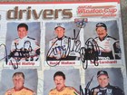 Dale Earnhardt Signed With Adver Page 11 X 8 With Wallace Waltrip Martin See Pic