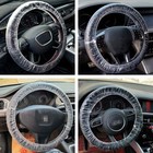 Us 100pcs Universal Clear Plastic Car Disposable Steering Wheel Cover