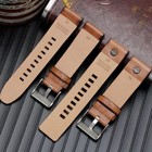 22 24 26mm Leather Watchband Strap For Diesel Dz7406 Dz7408 Dz4476 Dz4343 Wrist