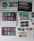 Palau Job Lot Collection  1983-1985  Shells Marine Treaty Strip Block Um Fu Etc 