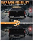 45 5  128 Led Roof Top Strobe Light Bar Amber White Emergency Amber white