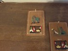 Vintage Collectible Mexican Folk Art Wood 3-d Cutout Hand Painted