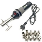 110v 450w Lcd Hot Air Torch Plastic Welding Gun Welder Pistol Soldering Tool