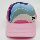 Roxy Youth Girls Trucker Adjustable Foam Mesh Trucker Baseball Cap Hat Pink