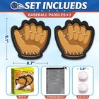 Kids Outdoor Toys Catch Ball Games Set  2 Pack Baseball Training Toy With Glo   