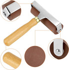 4 Inch Soft Rubber Brayer Roller Printmaking Inking Stamping Tool Anti Skid Tape