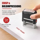 Fuck Trump Self Inking Stamp Red Ink Novelty Political Office Supply 1 Pack