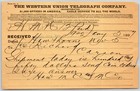 Scarce Vintage 1897 Western Union Telegraph Shipment Today Is Hundred And Fifty